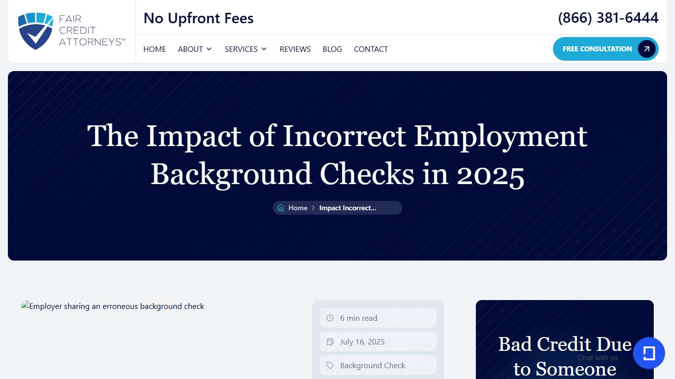 The Impact of Incorrect Employment Background Checks in 2026
